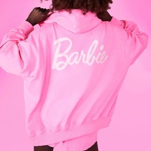 Barbie Boohoo pink hoodie Limited edition